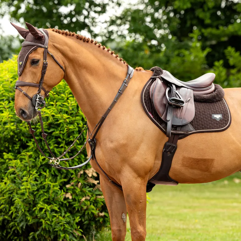 LeMieux Puissance Close Contact Square Saddlecloth - Brown-1