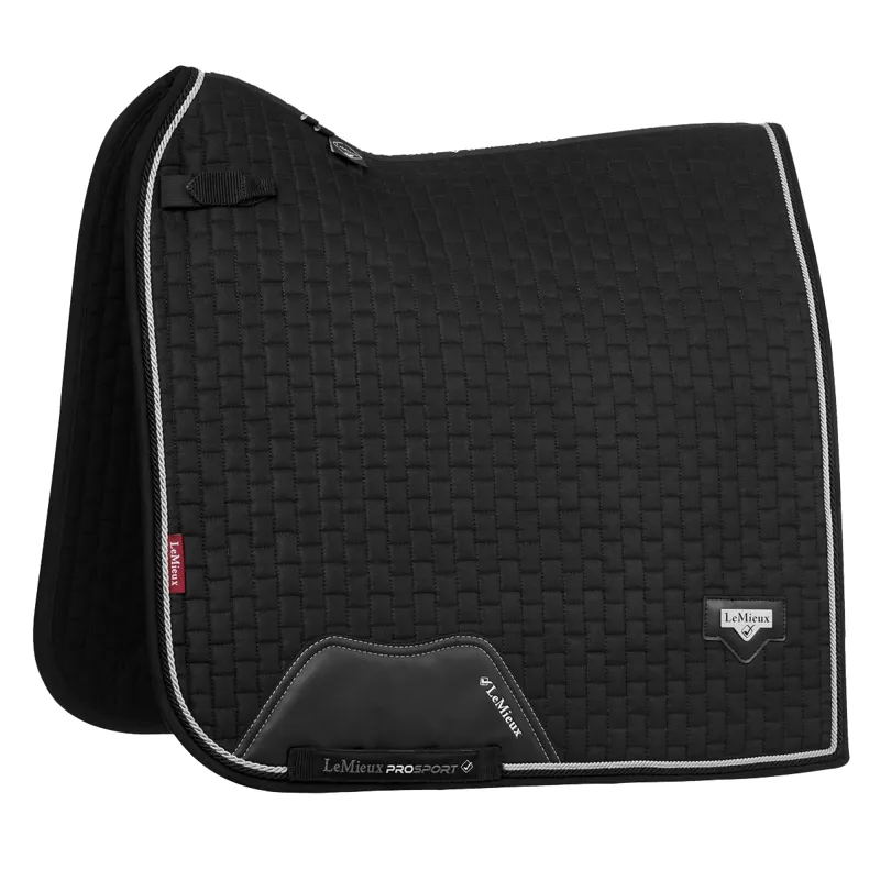 LeMieux Puissance Dressage Square Saddlecloth - Black