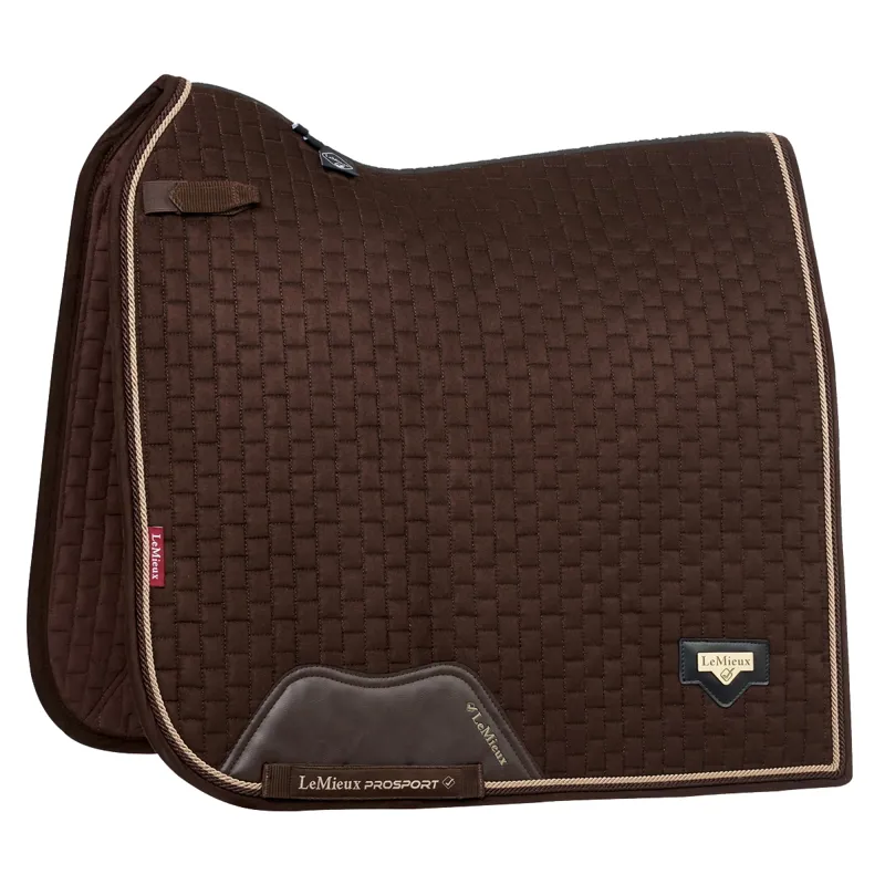 LeMieux Puissance Dressage Square Saddlecloth - Brown