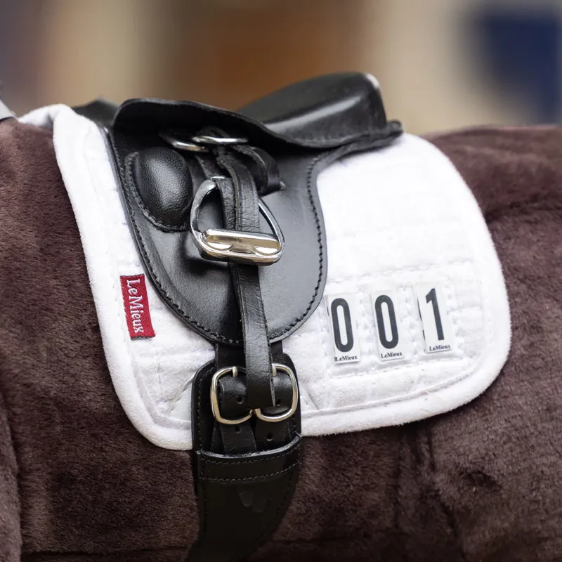 LeMieux Mini Toy Pony Dressage Saddle - Black-2