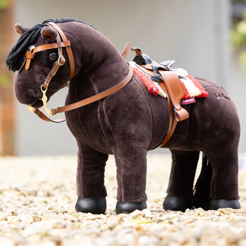 LeMieux Mini Toy Pony Western Saddle - Tan-1