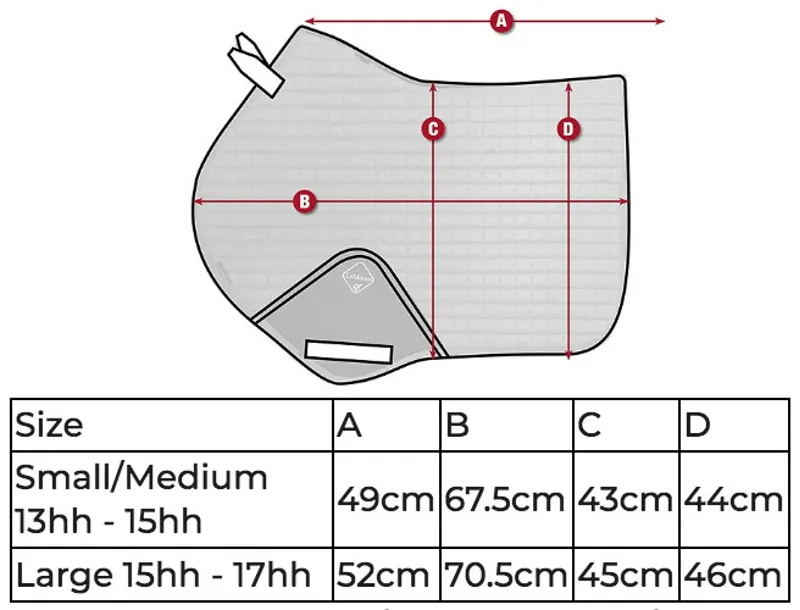 LeMieux Close Contact Square Sizing