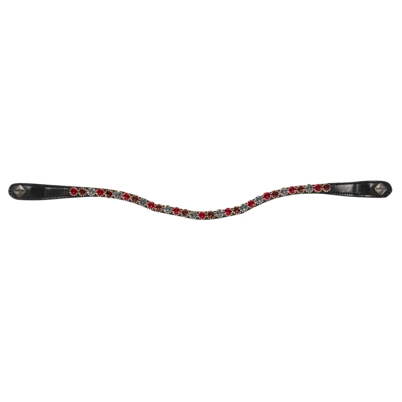LeMieux Spectrum Browband Black/Mulberry