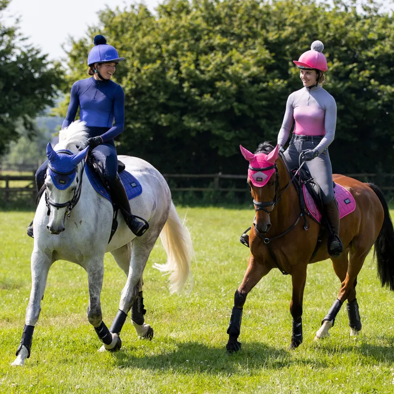 LeMieux Spectrum Hat Silk - Bluebell-4
