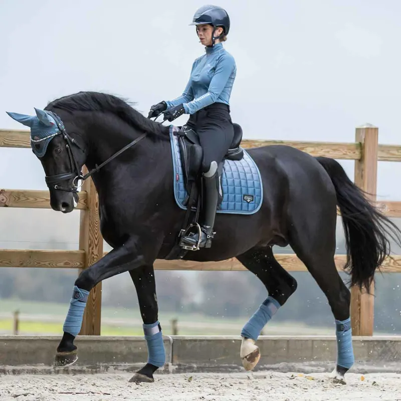 LeMieux Spectrum Dressage Square Ice Blue