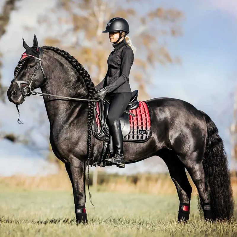 LeMieux Spectrum Dressage Square - Mulberry-1