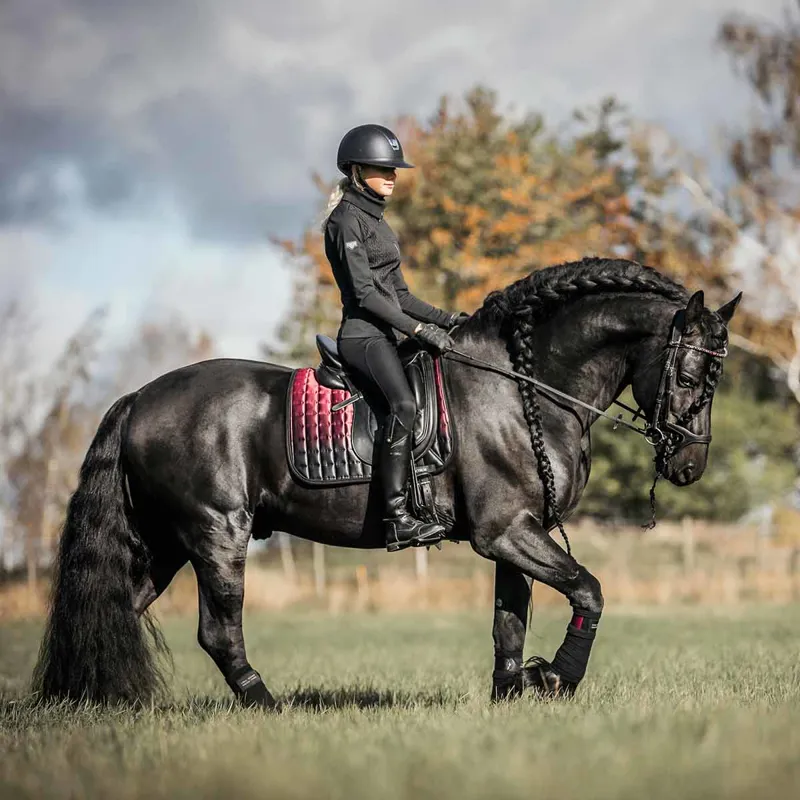 LeMieux Spectrum Dressage Square - Mulberry-2