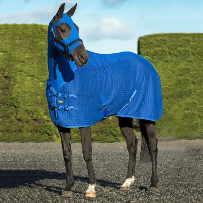 LeMieux ThermoCool Rug Navy Redpost Equestrian