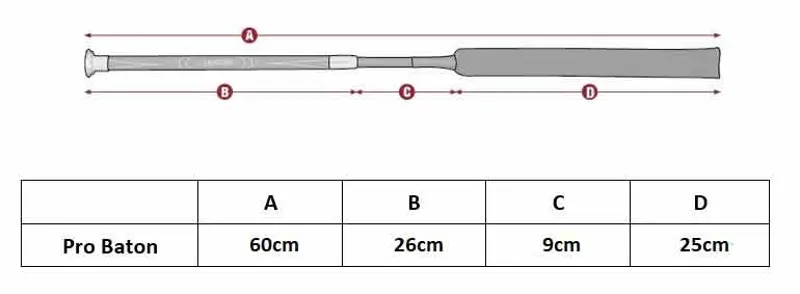 LeMieux Pro Baton Whip | Sizing