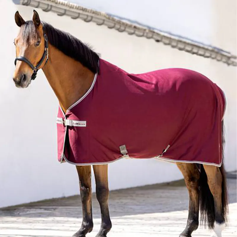 LeMieux Arika Jersey-Tek Fleece Rug - Burgundy