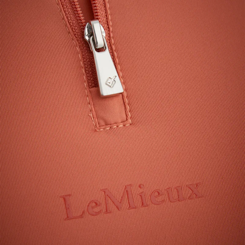 LeMieux Mia Mesh Ladies Short Sleeve Base Layer - Apricot-3