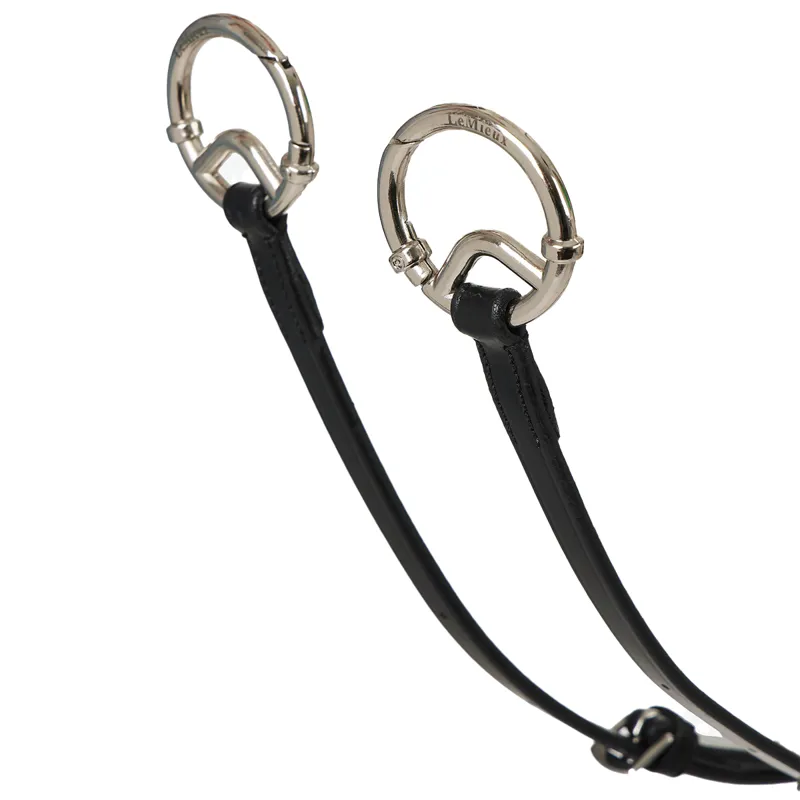 LeMieux Breastplate with Detachable Martingale - Black-2