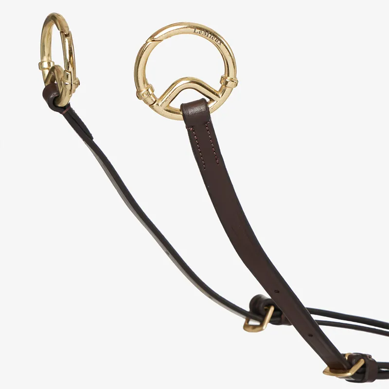 LeMieux Breastplate with Detachable Martingale - Havana-2