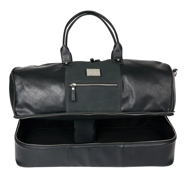 LeMieux PU Leather Duffle Bag Black