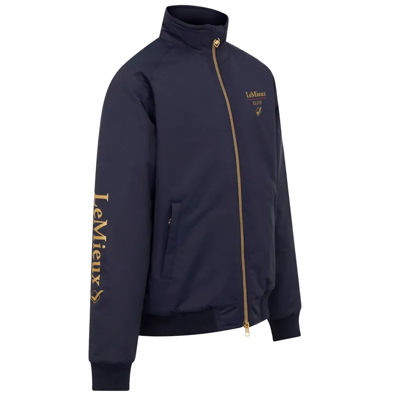 LeMieux Young Rider Elite Team Junior Waterproof Jacket - Navy-2