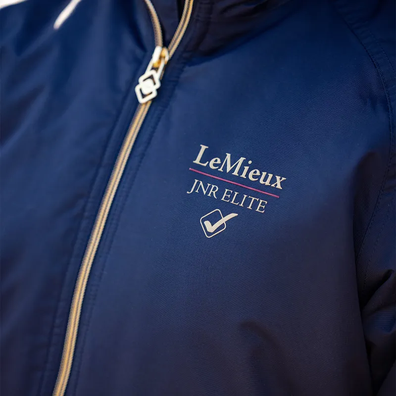LeMieux Young Rider Elite Team Junior Waterproof Jacket - Navy-4