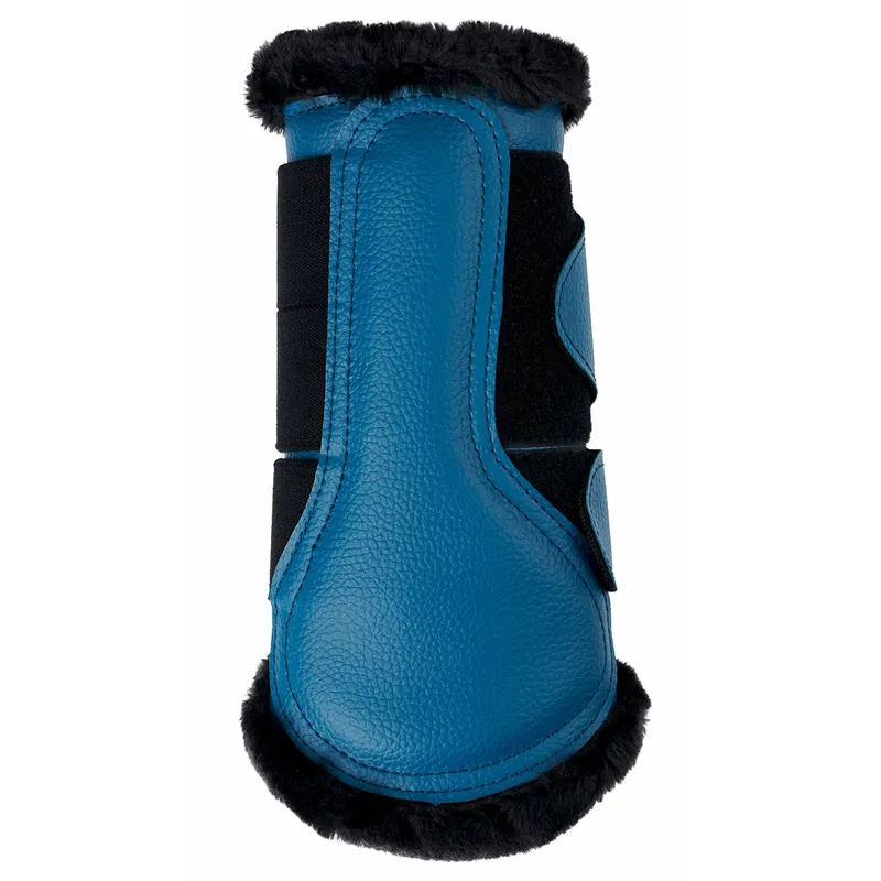 LeMieux Fleece Lined Brushing Boots Marine