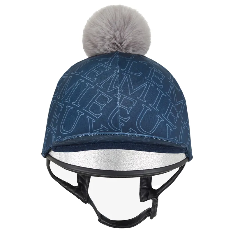 LeMieux Young Rider Frieda Hat Silk - Navy-1