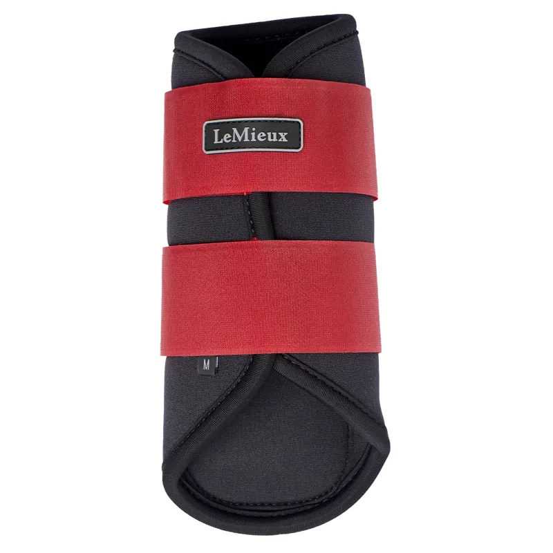 LeMieux Grafter Brushing Boots - Chilli-3