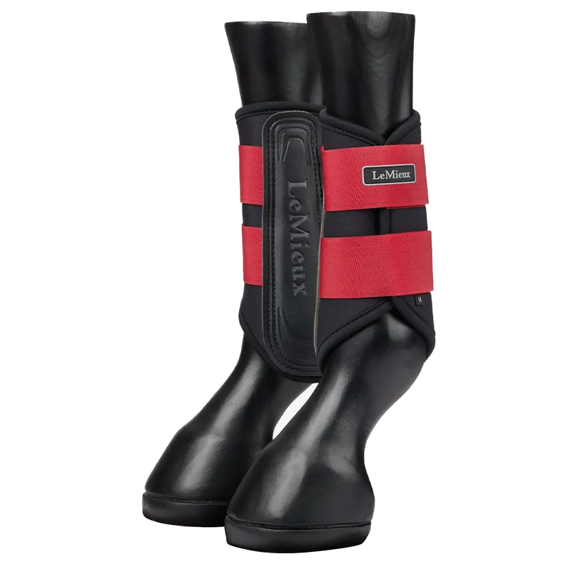 LeMieux Grafter Brushing Boots - Chilli