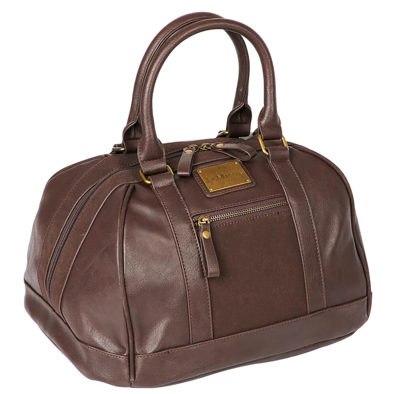 LeMieux PU Leather Hat Bag - Brown