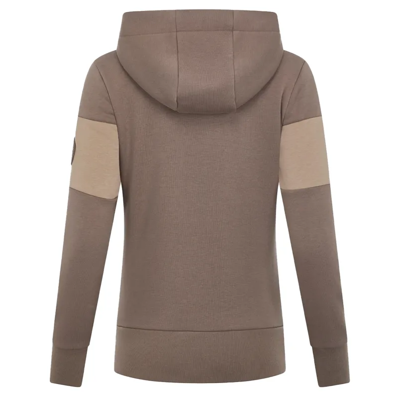 LeMieux Jade Ladies Pop-Over Hoodie - Walnut-7