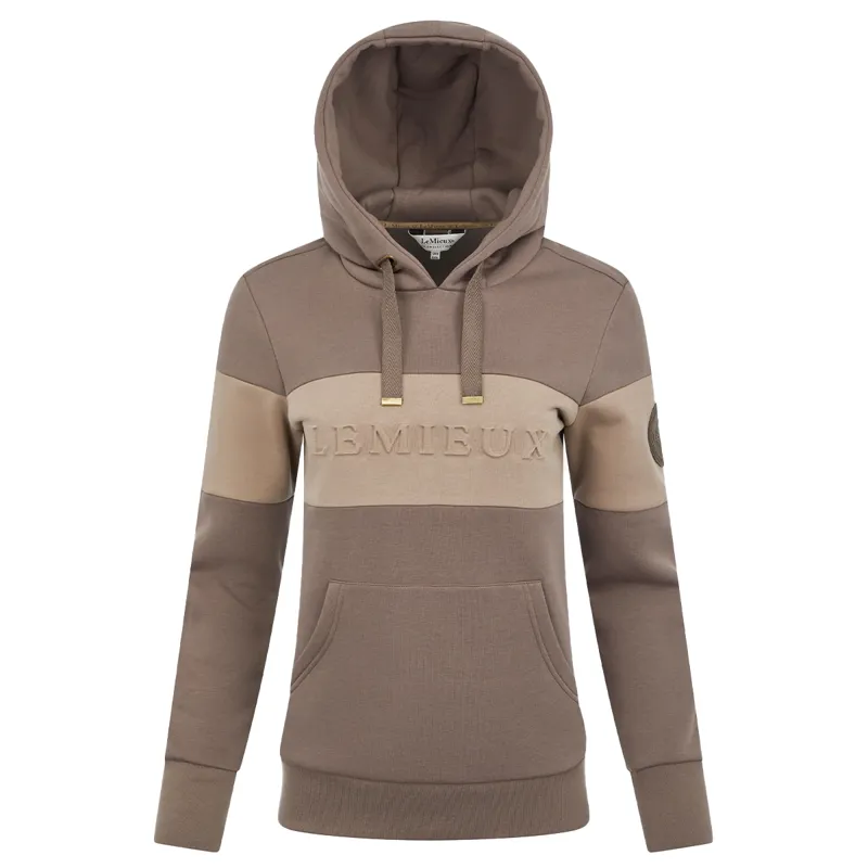 LeMieux Jade Ladies Pop-Over Hoodie - Walnut