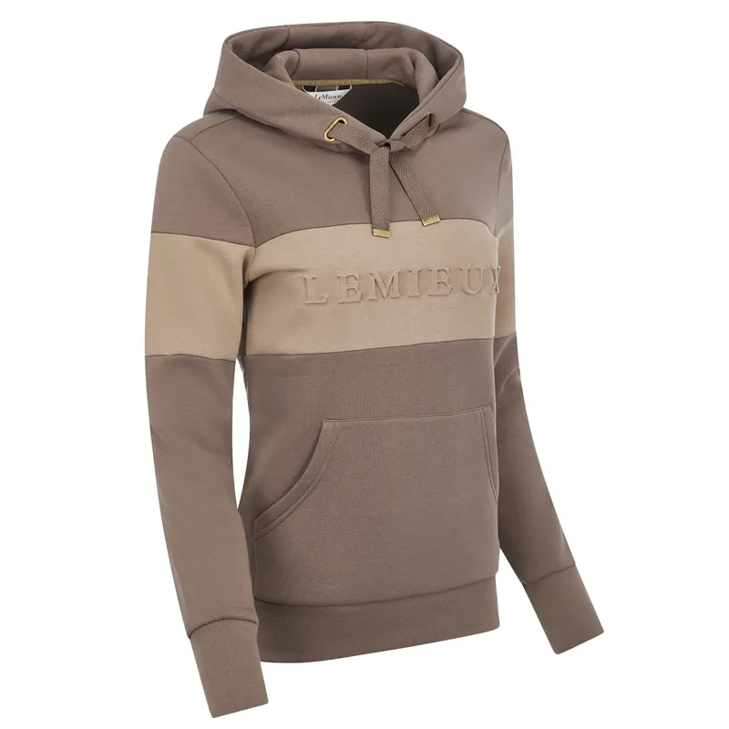 LeMieux Jade Ladies Pop-Over Hoodie - Walnut-4