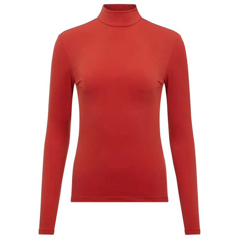 LeMieux Liberte High Neck Ladies Base Layer Top - Sienna