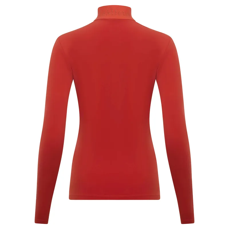 LeMieux Liberte High Neck Ladies Base Layer Top - Sienna-1