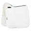 LeMieux Merino+ Half Lined Suede Dressage Square - White/White