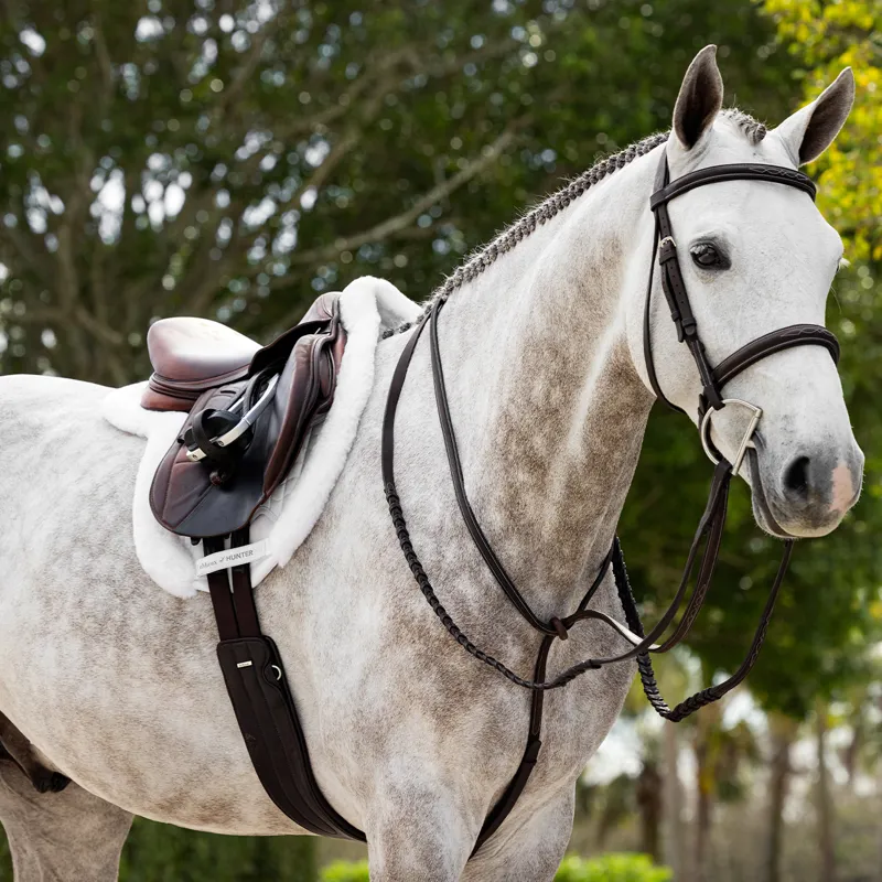 LeMieux Merino+ ProSorb Hunter Numnah - White/White-2