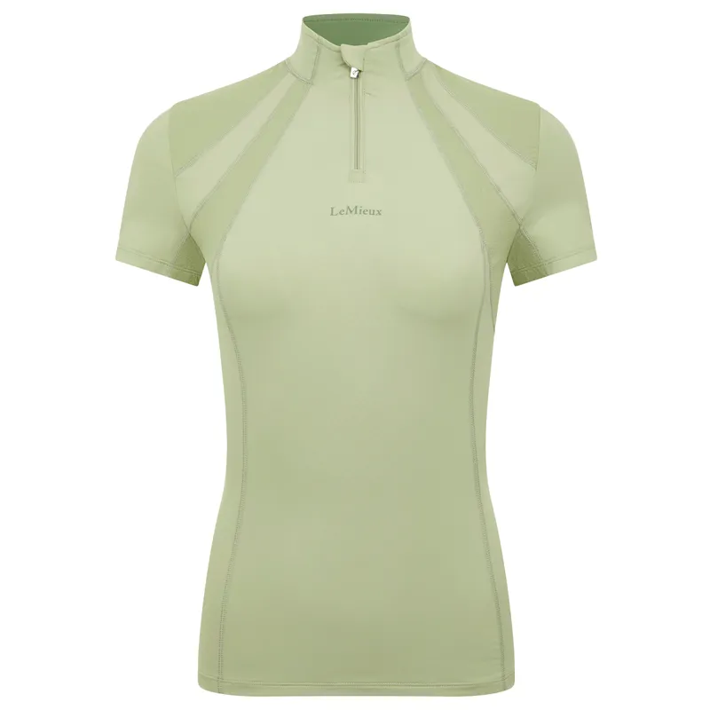 LeMieux Mia Mesh Ladies Short Sleeve Base Layer - Fern