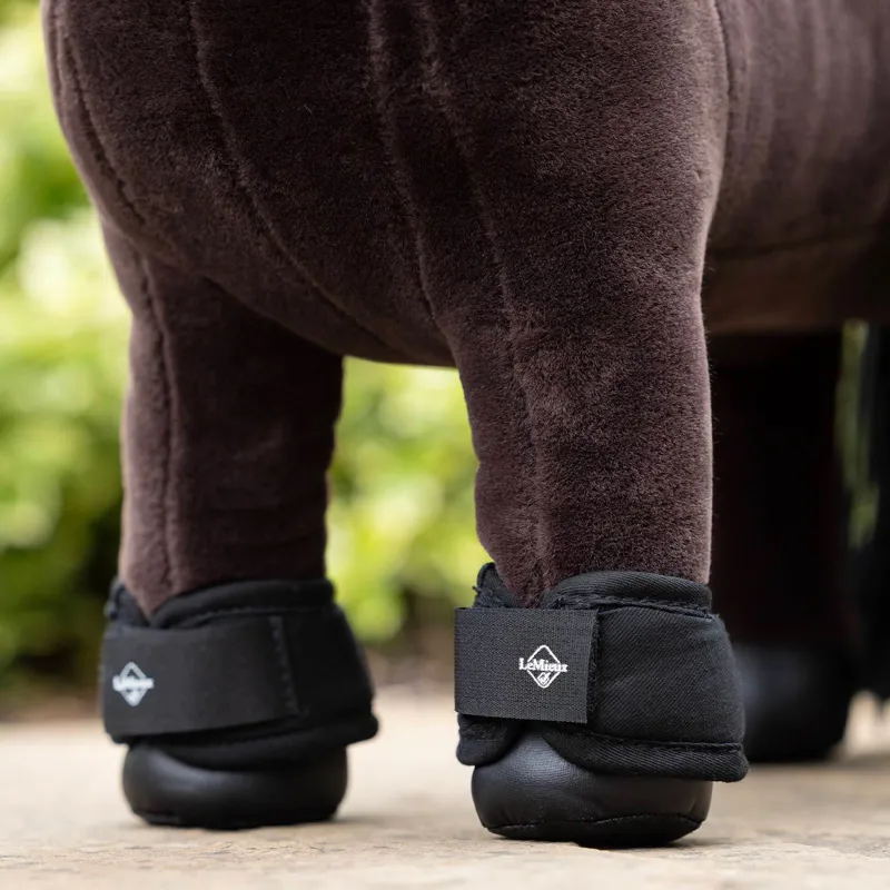 LeMieux Mini Toy Pony Overreach Boots - Black-1