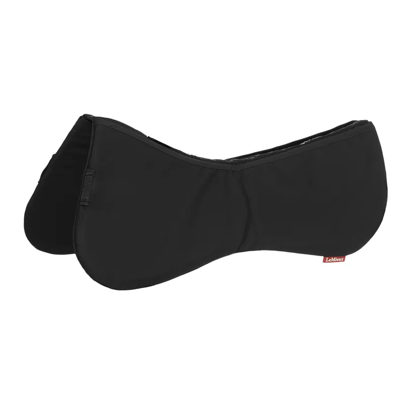 LeMieux ProSorb 2-Pocket Plain Half Pad - Black-1