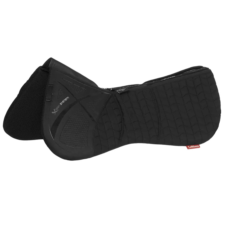 LeMieux ProSorb 3-Pocket Quilted Half Pad - Black