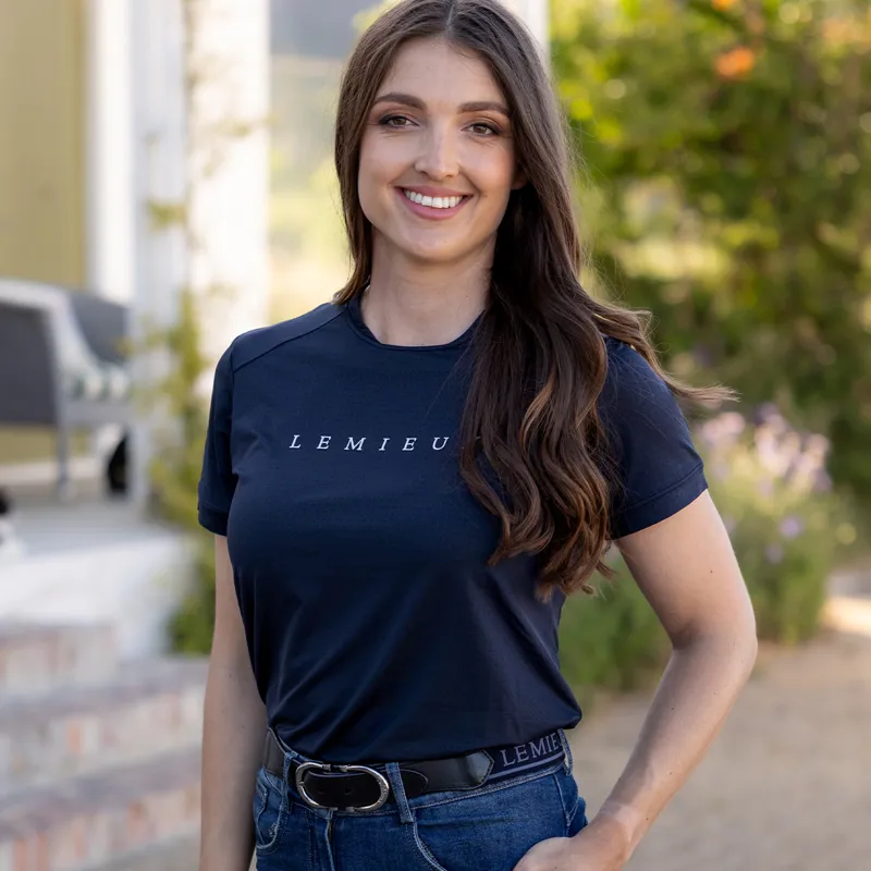 LeMieux Sports Ladies T-Shirt - Navy-4