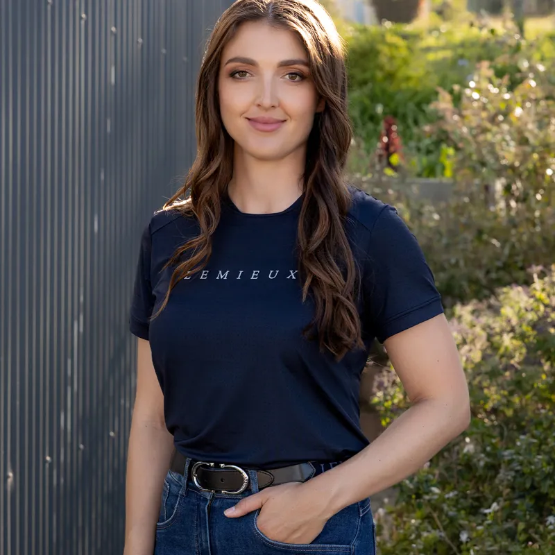 LeMieux Sports Ladies T-Shirt - Navy-2