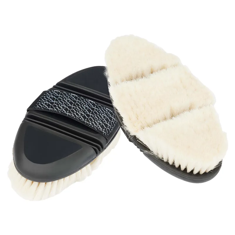 LeMieux Flexi Goats Hair Body Brush - Black