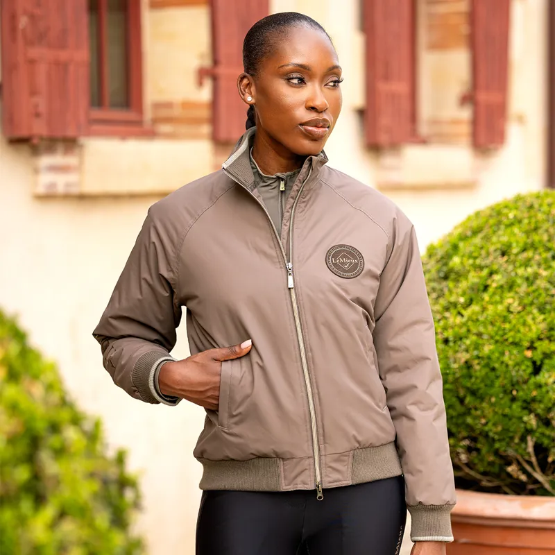 LeMieux Elite Unisex Crew Jacket - Walnut-3