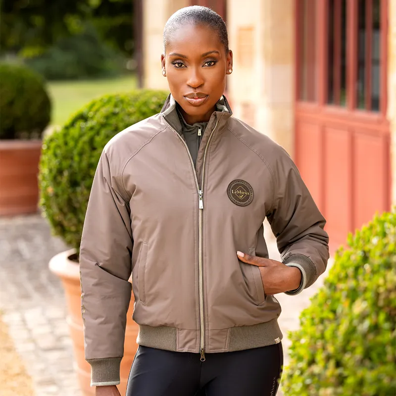 LeMieux Elite Unisex Crew Jacket - Walnut-1