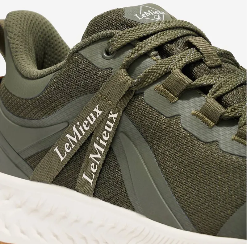 LeMieux Trax Waterproof Trainers - Khaki-6