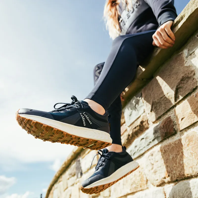 LeMieux Trax Waterproof Trainers - Navy-2
