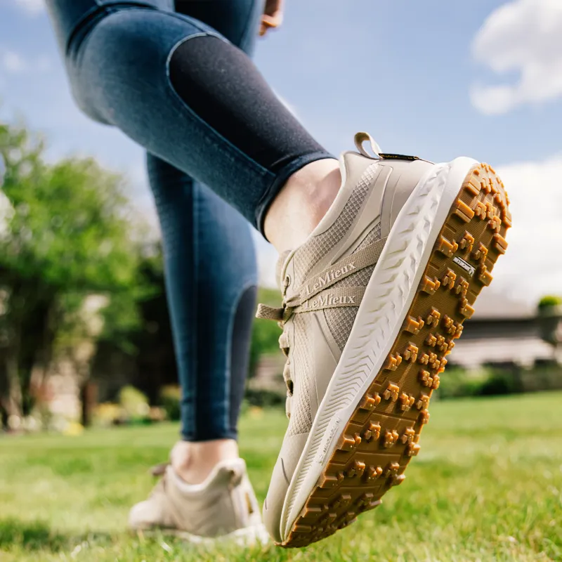 LeMieux Trax Waterproof Trainers - Stone-2