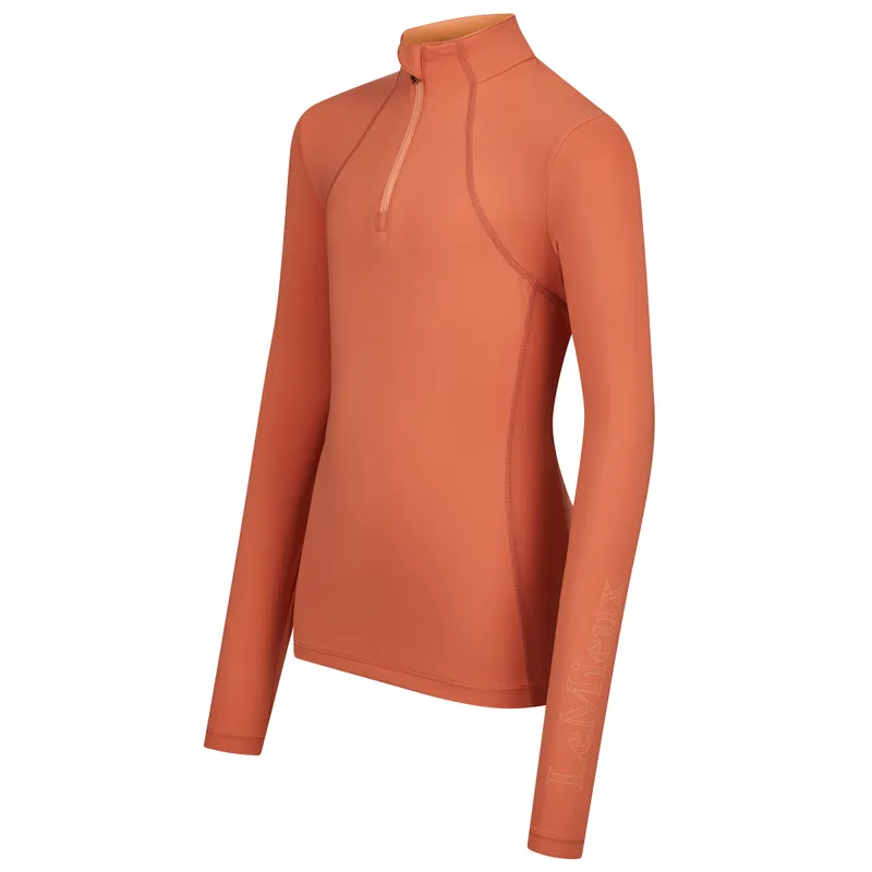 LeMieux Young Rider Junior Base Layer - Apricot-3