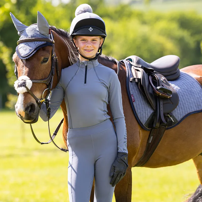 LeMieux Young Rider Junior Base Layer - Jay Blue-1