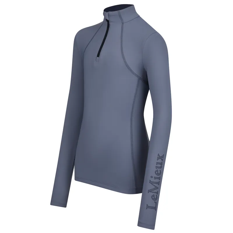 LeMieux Young Rider Junior Base Layer - Jay Blue-4