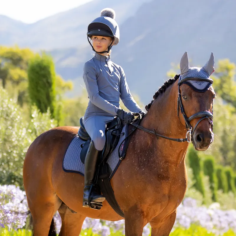 LeMieux Young Rider Junior Base Layer - Jay Blue-3