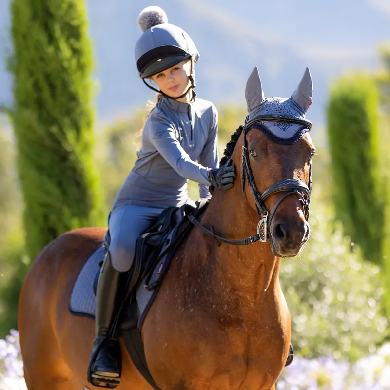 LeMieux Young Rider Junior Base Layer - Jay Blue-5