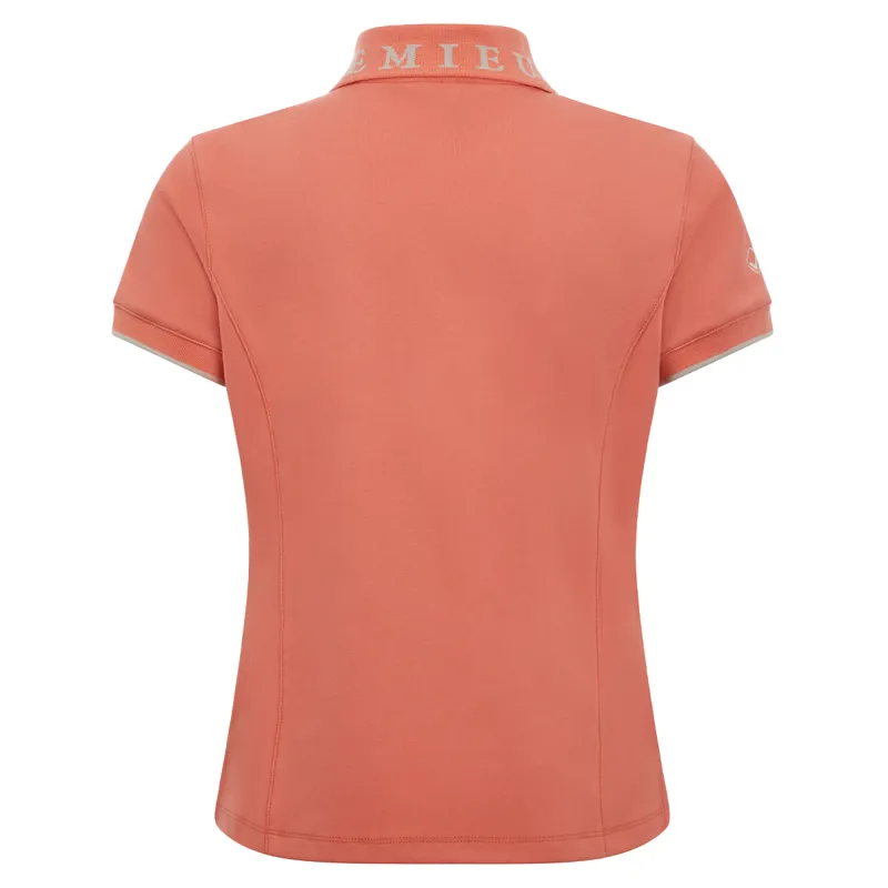 LeMieux Young Rider Junior Polo Shirt - Apricot-1